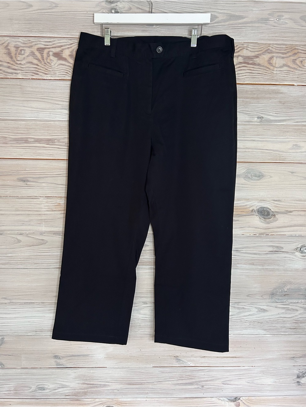 Womens Lands End Navy Ankle Pant Size Fit 3 18w Pants